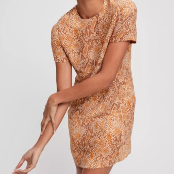 BABATON | Aritzia Patricio Dress Snake Print | Sz. 00 - Picture 2 of 8